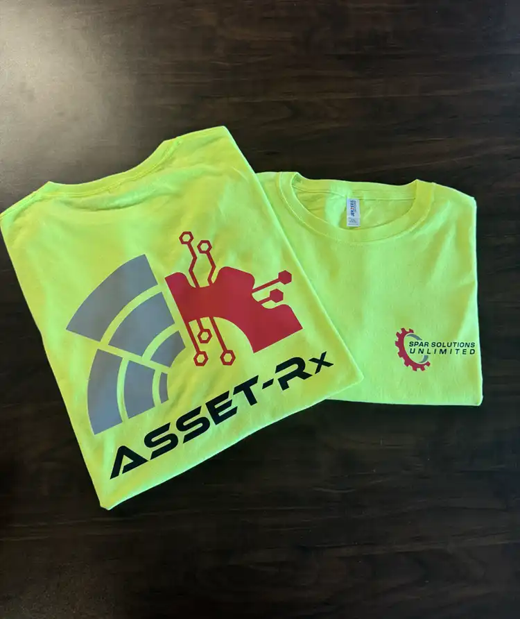 Screen printed shirt design